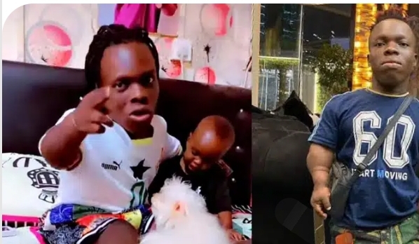 “If I say I’m broke, I lie” – Shatta Bandle says as he flaunts wealth in video featuring his son and dog
