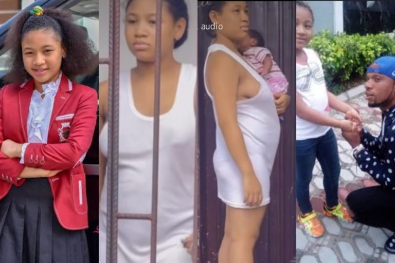 “She got pregnant out of wedlock and is back to the trenches” – Man seeks help for abandoned Nollywood child star, Pearl Shim Mugalla (Video)