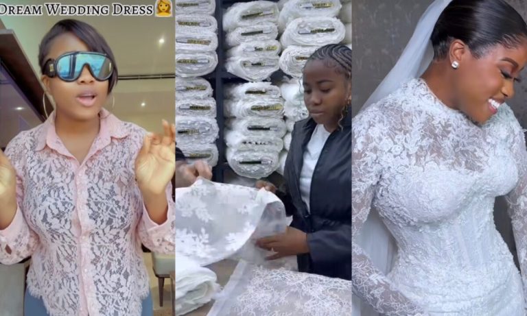 “I traveled all the way to Turkey” – Veekee James reveals how she made her expensive wedding dress (video)