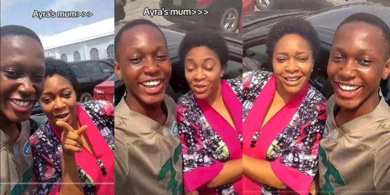 “She is so humble” – Young man excited following his encounter with singer Ayra Starr’s mother (Video)