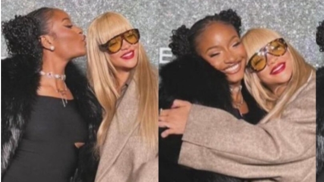 Adorable moment Ayra Starr links up with American singer, Rihanna in London (Video)