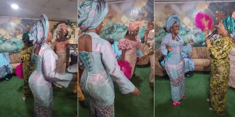 “Don’t use your bumbum collect my husband” – Bride warns friends on wedding day, orders them to leave her man’s front (Video)