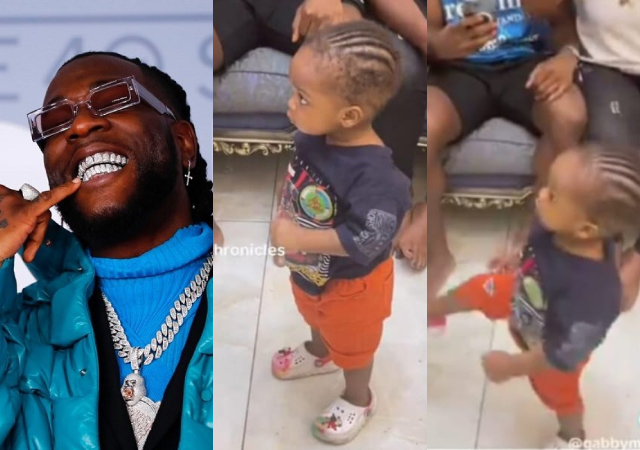 Little baby sparks reactions as she expertly vibes to Burna Boy’s song