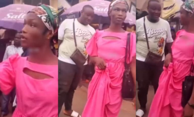 “Can’t people just mind their business? Is he stealing or kïlling anyone?” – Reaction as crossdresser blasts man who confronted him