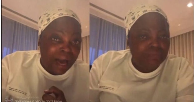 “I’m depressed, I also have my trying moment, I lost my mother and marriage” – Funke Akindele in tears after being accused of ignoring late Aderounmu Adejumoke (Video)