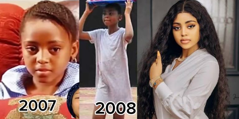 “Born pretty” – Regina Daniels transformation from 2007 to 2024 wow fans