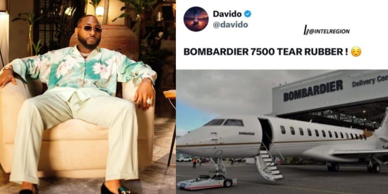 Davido splashes millions of dollars on a new private jet