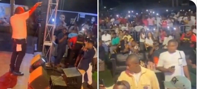 “It was hosted and promoted by him, people really paid to watch him perform” – Video shows crowd at Speed Darlington’s concert in Owerri, fans react