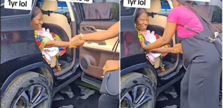 “You were fasting and praying for grandkids” – Lady refuses to let mum leave after spending only 3 weeks for omugwo