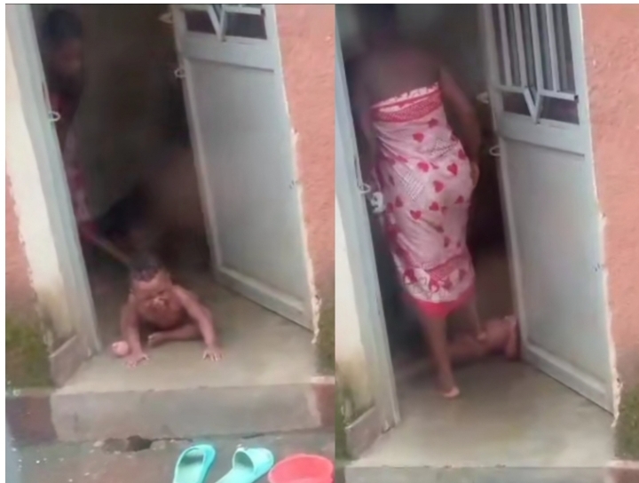 Girl seen beating up a baby with rod and stomping on it in horrific video