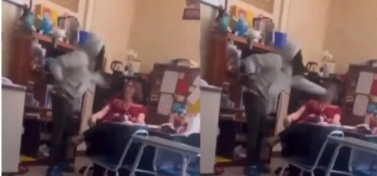 High School student charged after slapping teacher repeatedly in front of laughing classmates (video)
