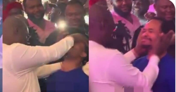 Reactions trail strange video of Obi Cubana and Odumeje