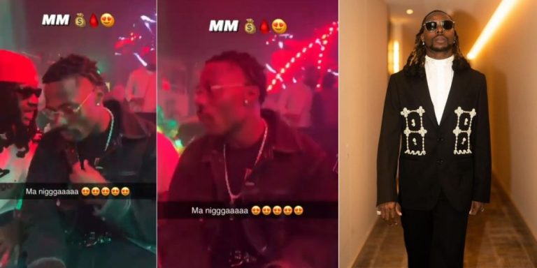 “He con resemble TG Omori” – Fans react to video of Asake’s new looks at nightclub (Watch)