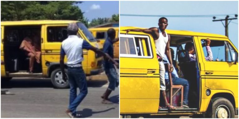 Lagos passenger takes over bus, drives off to their destination while driver was busy fighting the conductor