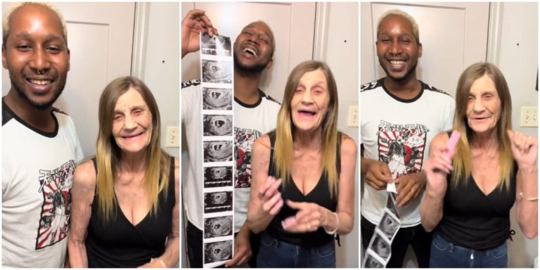 25-year-old man celebrates as he expects first child with his 63-year-old wife