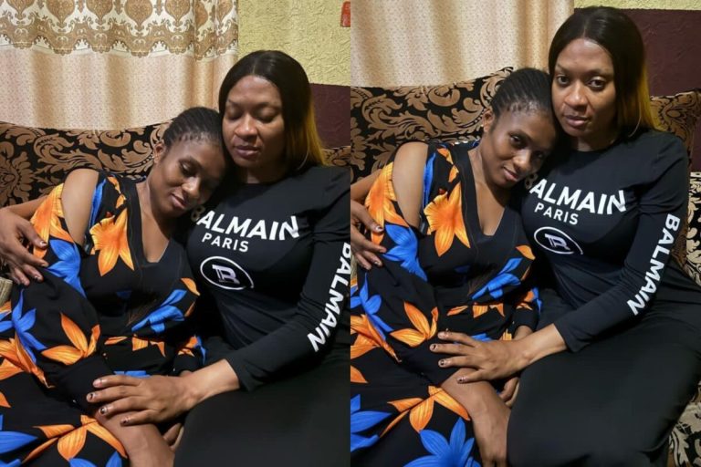 “God is in control” – Moment May Yul Edochie pens consoling messages to Junior Pope’s wife, visits her in emotional video (Watch)