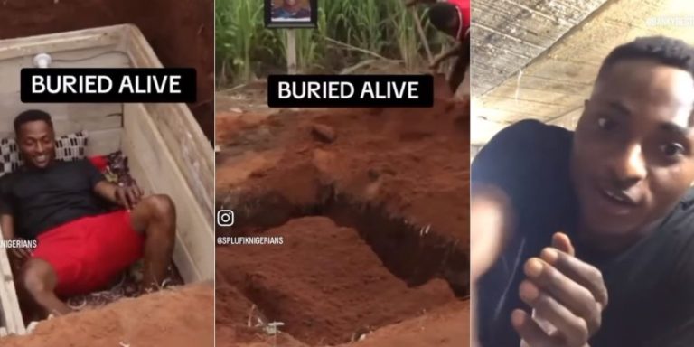 TikTok bans account of man who buried himself alive for 24 hours