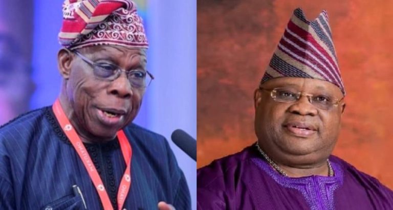 Ensure you work as you dance – Obasanjo tells Governor Adeleke