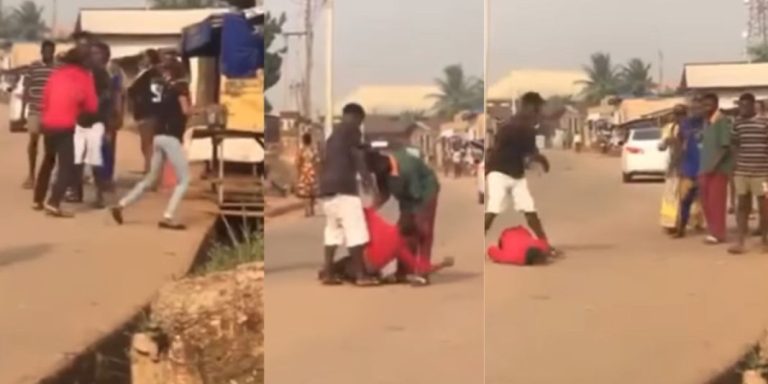 “Say no to fight” – Reaction as man loses his life while fighting on the street with another man (Watch)