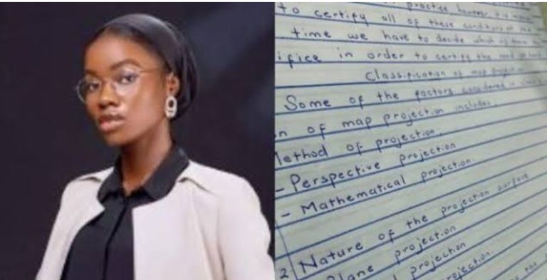 Nigerian lady reveals her ‘perfect handwriting’ secured a job for her