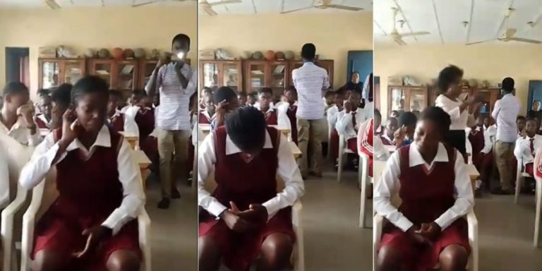 “She planned to stop school after losing her dad” – Student who scored 331 in JAMB cries as she bags scholarship (Video)