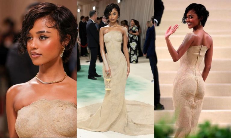 Nigerians react to a video of Tyla struggling to walk in her MET Gala dress