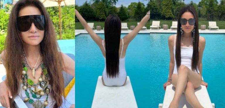 74- years-old Vera Wang looks several decades younger in swimsuit photos