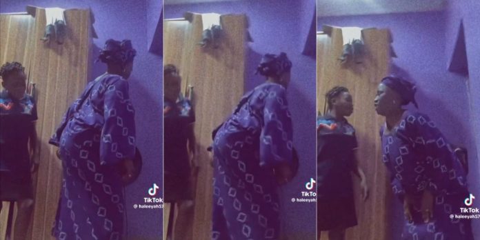 “Grandma was a baddie” – Reaction as aged woman teaches her grandchild how to twerk (Watch)