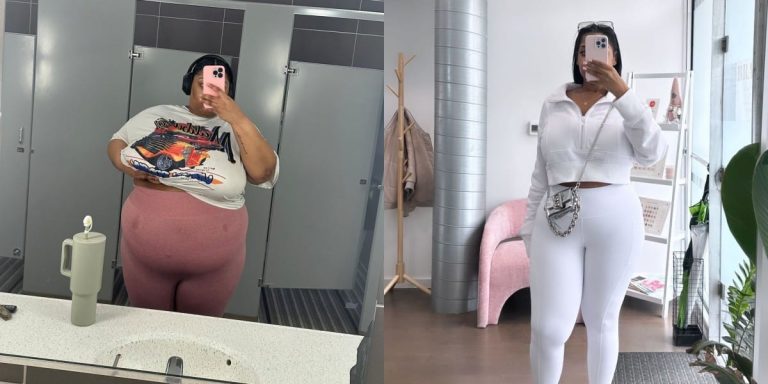 ”It took me years, I decided to put myself first and take my health seriously” – Lady shares impressive weight loss transformation