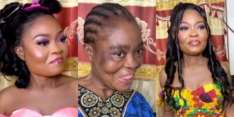 ”This makeup artist deserves an award” – Reaction as makeup artist makes bride look younger than her age