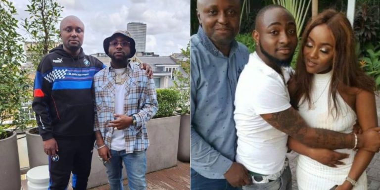 “Isreal loves Davido more than Chioma do self” – Mixed reactions trail picture of Israel DMW with Davido and Chioma