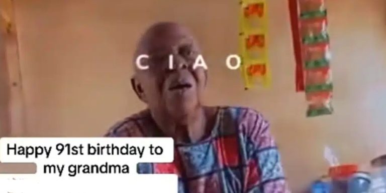 Nigerian grandmother celebrates her 91st birthday, prays against celebrating 100 years on earth (Video)