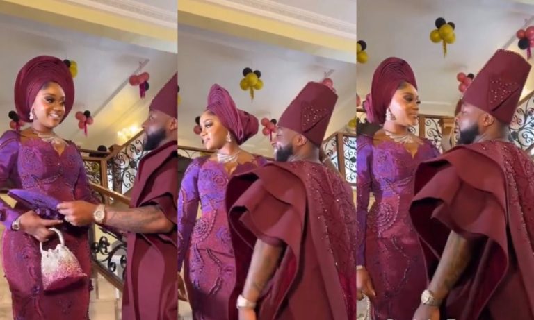 #Chivido 24: Davido and Chioma melt hearts in their first outfit of the day