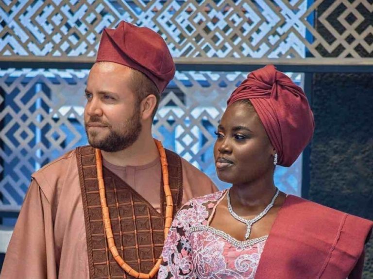 Oyinbo man melts hearts as he weds Nigerian bride, shares experience