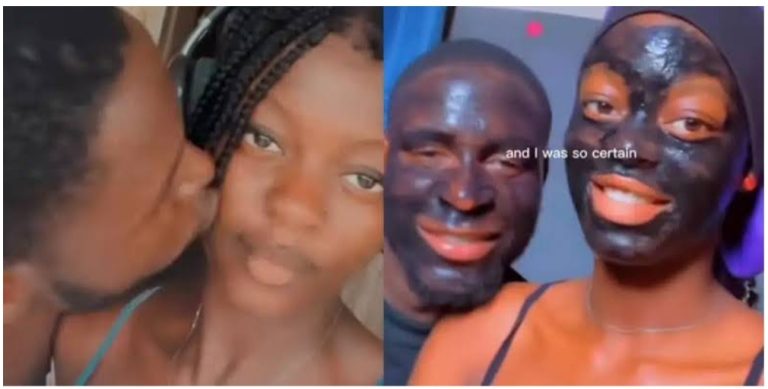 Nigerian man gets cozy with his sister in trending video (Watch)