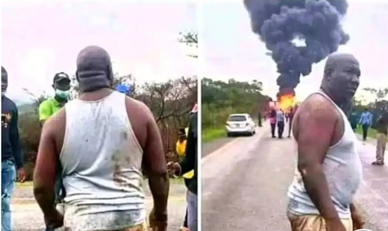 “I could hear voices screaming for help in pains” – Nigerian man narrates as he stops journey to daughter’s graduation party to save people from burning car