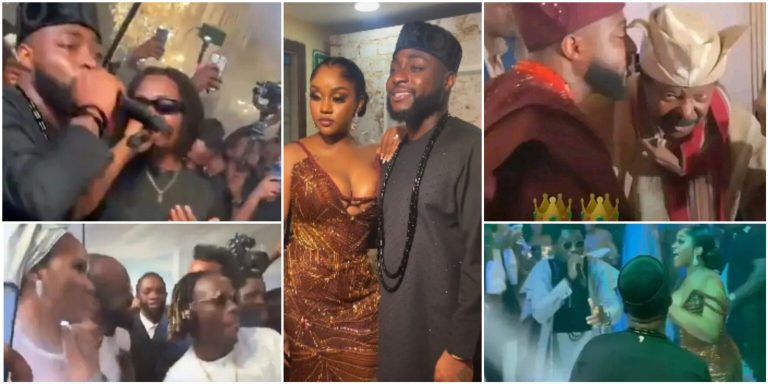 Olamide, Fireboy, King Sunny Ade, others create unforgettable music moments at Davido’s wedding (VIDEO)