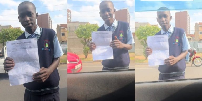 Secondary school student resorts to begging in traffic to pay school fees