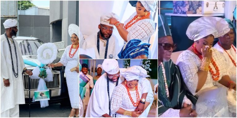 “I married not just my partner but my best friend” – Biodun Okeowo declares as she officially presents her husband (Photos)