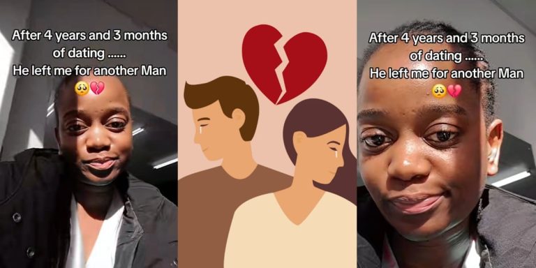 ”He left me for another man after 4 years of dating” – Lady cries out as boyfriend dumps her for another man