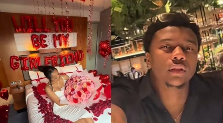 Man’s elaborate room design proposal to ask lady to be his girlfriend sparks reaction