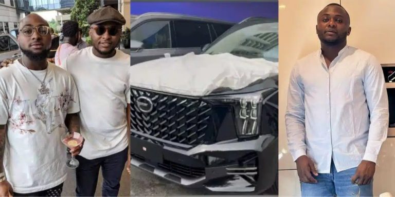 “Thank you for everything” – Ubi Franklin appreciates Davido for gifting him a car worth 68 millions