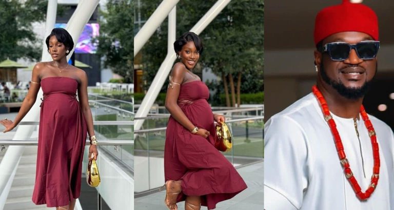 “Boy or Girl” – Paul Okoye writes as wife, Ifeoma flaunts her baby bump in lovely new photos