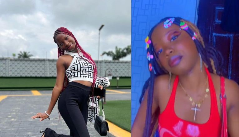 “This is not your real face oo” – Emmanuella stirs reactions as she jumps on Nasboi short skirt dance challenge (Video)