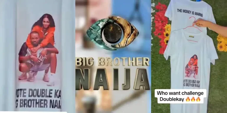 BBNaija: “Double Kay all the way, the money is married” – Fan designs custom polo for Dounkekay duo, Kassia and Kellyrae