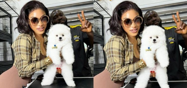 “It is the best $4000 I have spent” – Tonto Dikeh celebrates as she takes delivery of her new dog worth over N6million amid alleged car debt