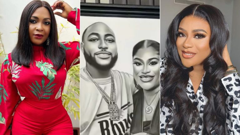 “Leave small boys” – Blessing CEO blasts Nkechi Blessing over portrait of herself and Davido in her bedroom