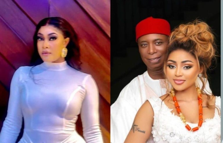 “Nigeria is good, yet you married a man that is older than your grandfather” – Angela Okorie throws shade at Regina Daniels over her advice