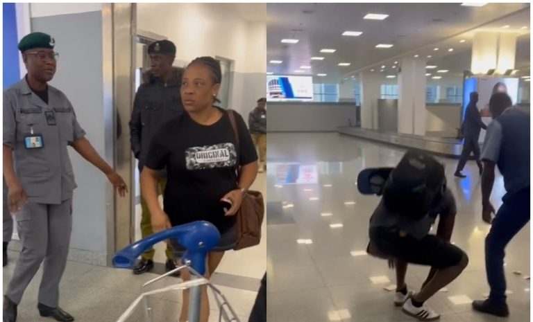 It was a skit, she did not tear my passport – Nigerian man reveals after wife got arrested for destroying his document, pleads for forgiveness (Video)