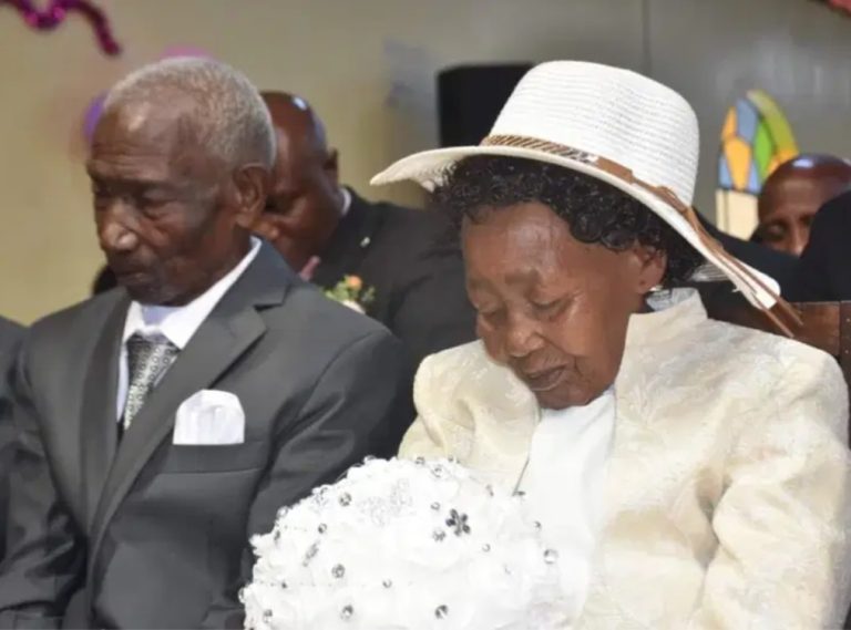 95-year-old man weds 90-year-old bride